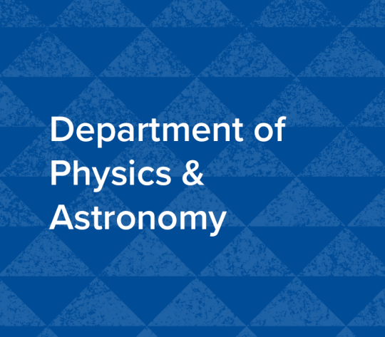 Department of Physics & Astronomy